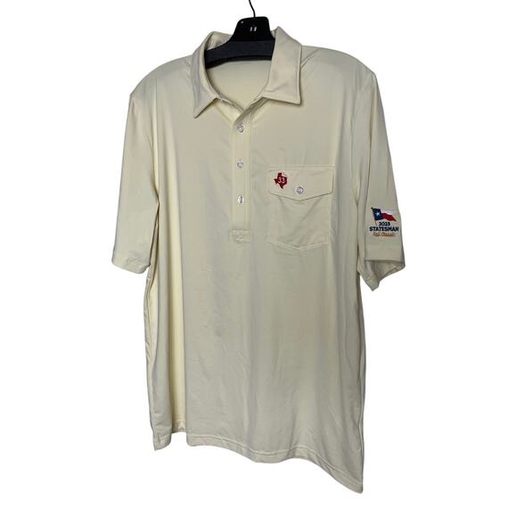 Criquet Other - Criquet | Men's Size M Polo 2023 Statesman Fall Classic Golf Shirt Yellow